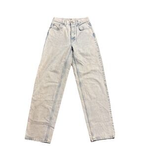 BDG Urban Outfitters High-Rise Baggy Medium Wash Cotton Blue Denim Jeans 27x30